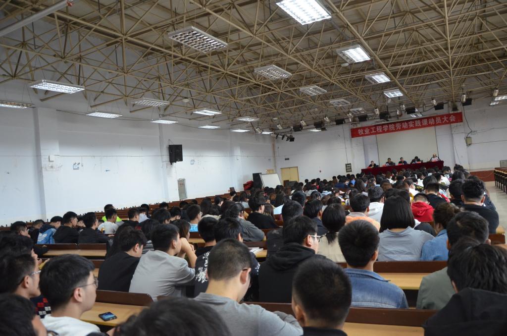 2017级全体学生参加动员大会
